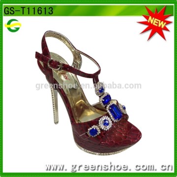 Hottest crystal rhinestone chain shoes sandals