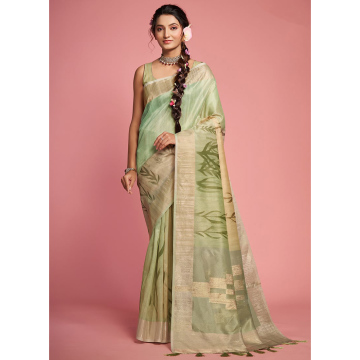 OEM Digital Printed Silk Sarees for Wedding and Party Wear