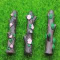 100Pcs Flower Tree Stump Figurines Fairy Garden Miniature For Terrariums Ornaments Moss Micro Landscape Decoration