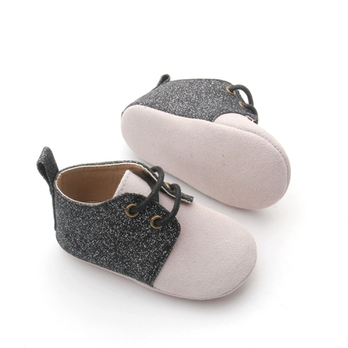 Chaussures pour tout-petit en cuir souple pour bébé Prewalker