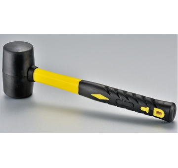 Fiberglass Handle Rubber Mallet Hammer