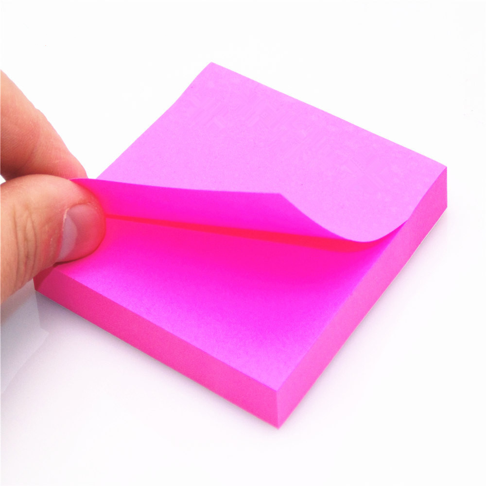 100 sheets Self Adhesive Memo Pad Sticky school office stationery Notes Bookmark  Sticker Paper Planners Notebook