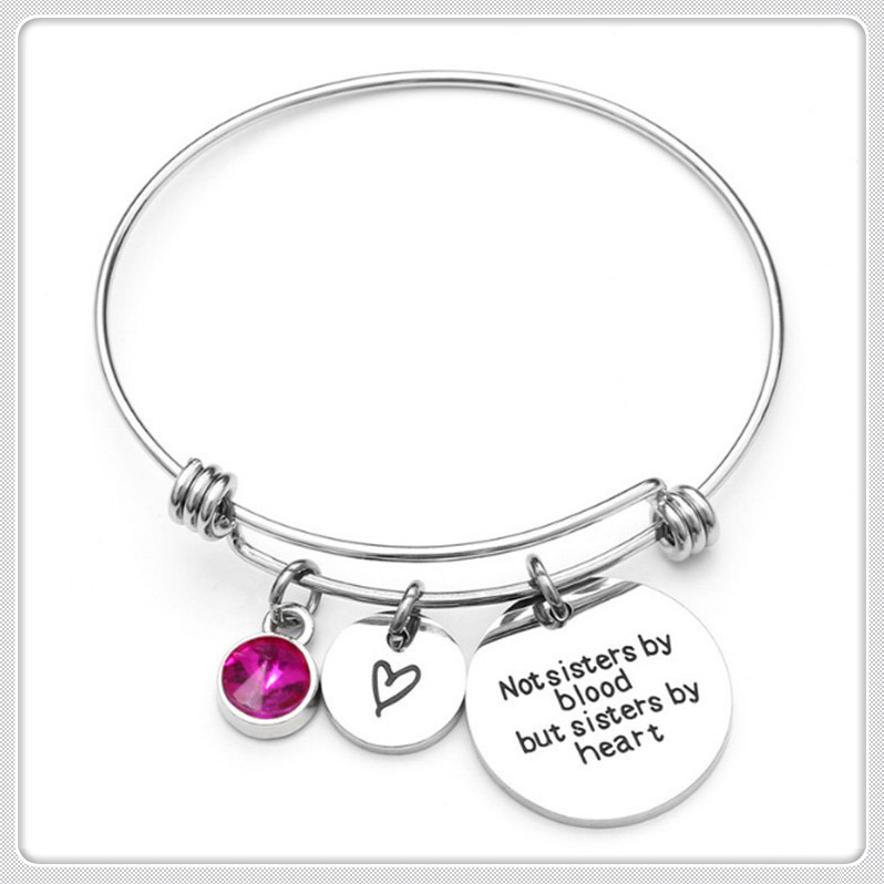 Yudan Jewelry Custom Stainless Steel Adjustable Bangle Bracelet For Women