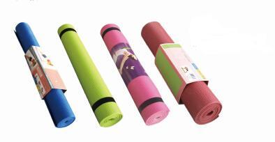 PVC single color yoga mat