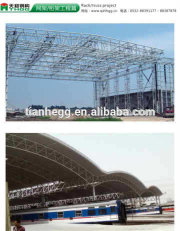 prefabricated steel structure framework,steel truss/Tube Truss/ space frame construction