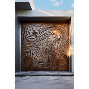 Wooden Pivot Doors: Handcrafted Timber Front Entry Doors for Home Decor