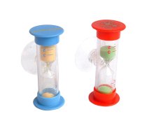 Four Minutes Plastic Waterproof Mini Shower Sand Timer With Suction Cup Eco Friendly Shower Timer