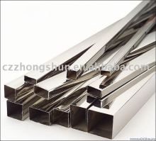 Bright finished square steel tube rectagular pipe ASTM A500 Q235 Q345 GI