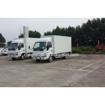 ISUZU 600P Box Van Truck Venda Quente