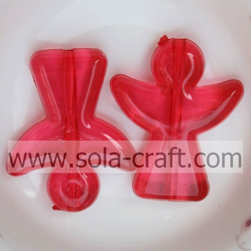 High Quality Acrylic Clear Lovely Angel Disperse Beads for Decoration