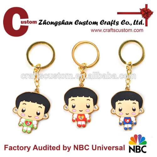 Cartoon character Souvenir metal keychains