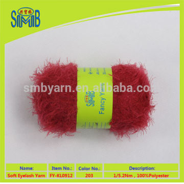 Fancy yarn Oeko-Tex Standard 100 feather yarn from manufacturer wholesale 100% polyester novelty fur yarn