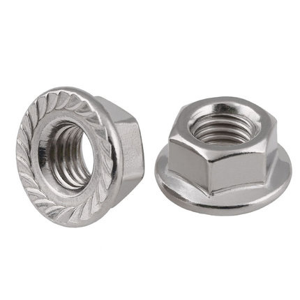 Hex Flange Nut Edelstahl Nëss