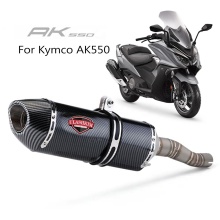 Kymco AK550 Stainless Steel Motorcycle Muffler Exhaust Full System