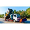 4x2 Pembersihan Jalan Pembersih Debu Vacuum Sweeper Truck