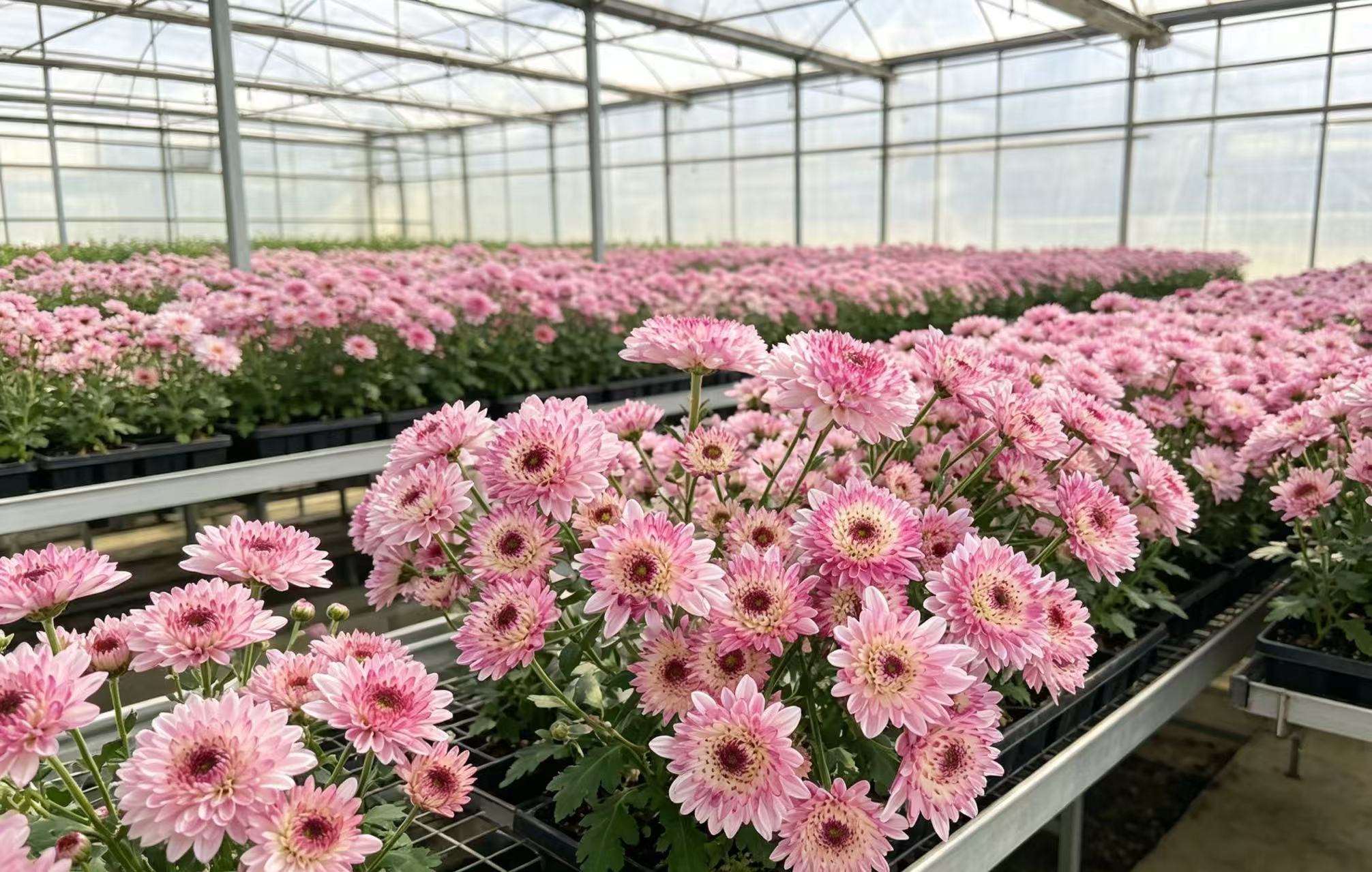 আবে গোলাপী চন্দ্রমল্লিকা Abe pink chrysanthemum