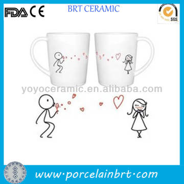 Ceramic couple coffee mug idea for christmas gift