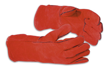 AB grade cow split leather cow hide work gloves in 2014