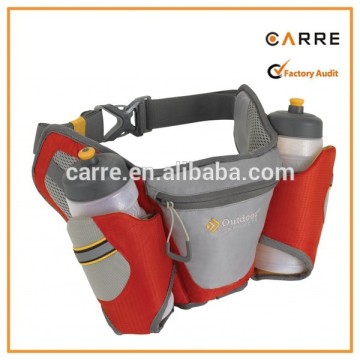 fashion sports waist pack with double water bottle holders