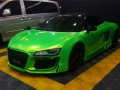 Auto vinyl groene metalen fantasie