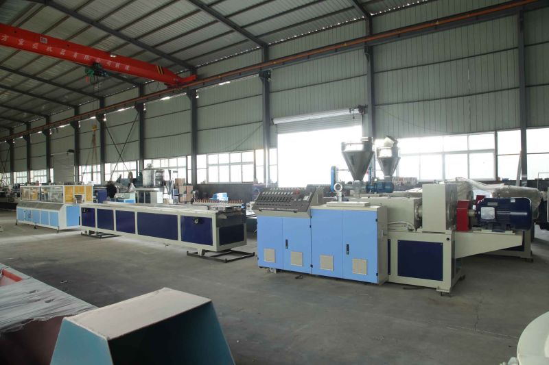 WPC Floor Profile Production Extruder Line