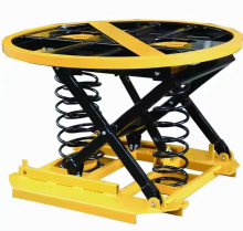 CE Approved Automatic Self Elevating Rotary Pallet Table Scissor Lift