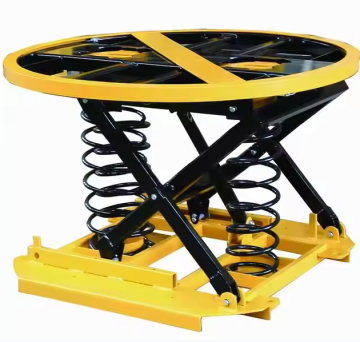 CE Approved Automatic Self Elevating Rotary Pallet Table Scissor Lift