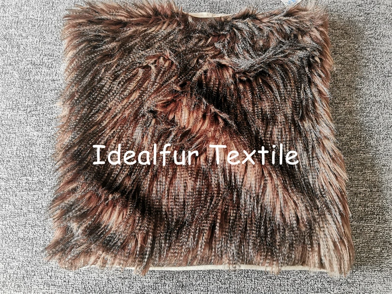 Animal Imitation Long Pile Fur Cushion Cover