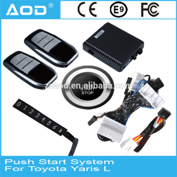 For Toyota Yaris L engine start stop button system with remote engine start