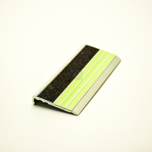 Self-Glowing Metal Stair Nosing for Edging Stairs