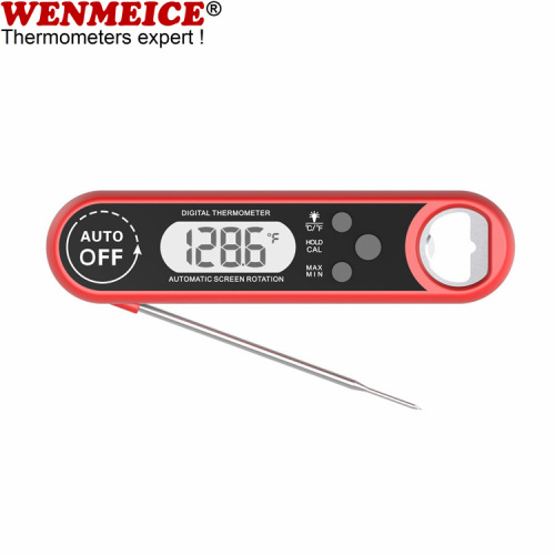 Auto-rotation Display Digital Meat Thermometer Waterproof