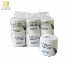 toilet tissue with paper wrap