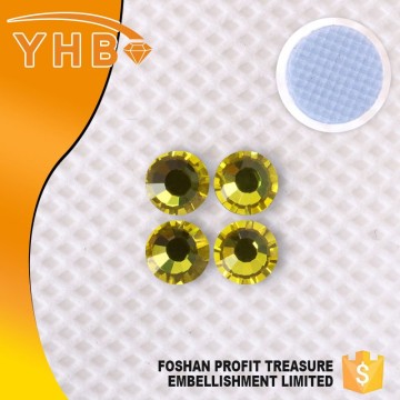YHB factory supplies neckline SS12 crystal rhinestone patch
