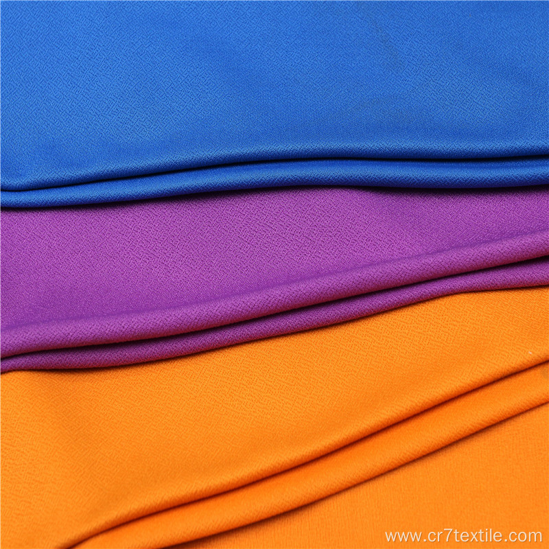 Hot Sale Dyed Polyester Mosscrepe Knitting Sewater Fabrics