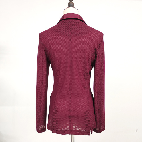 Custom Logo Equestrian Mesh Jacket For Women