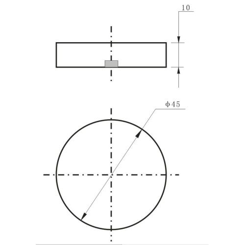 PZT Disque en céramique piézoélectrique