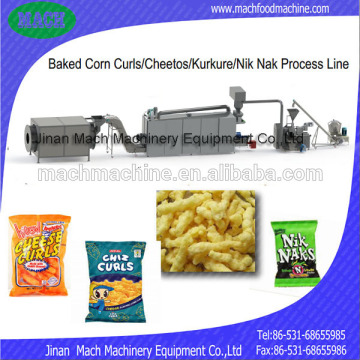 Corn curls extruder machine