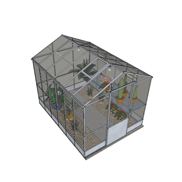 PC Sheet Aluminum Garden Greenhouse