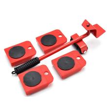 Professional Furniture Mover and Transport Tool Set: 4-Wheeled Roller & Hand Tools for Heavy Stuffs