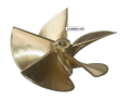 Zand gieten bronzen propeller/waaier/mes