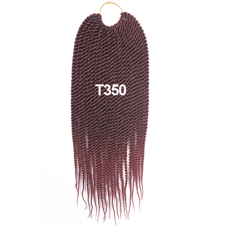 16in 22 strands Explosion spot two strands  japanese  ombre kanekalon twist afro  synthetic  fiber braid  hair