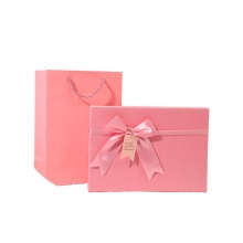 Heaven and Earth Cover Handheld Card Lid and Base Ribbon Jewelry Box