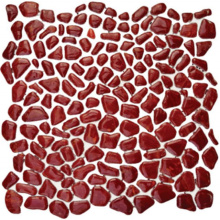 Slim Pebble Glass Mosaic Mosaic Mini Brick Tiles