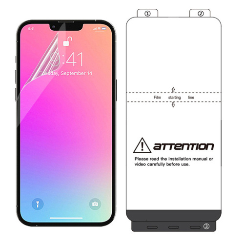 iPhone 12 13 Screen Protector Hidrogel Film