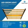 Phlizon dilipat 8 bar 1000W LED Tumbuh Cahaya