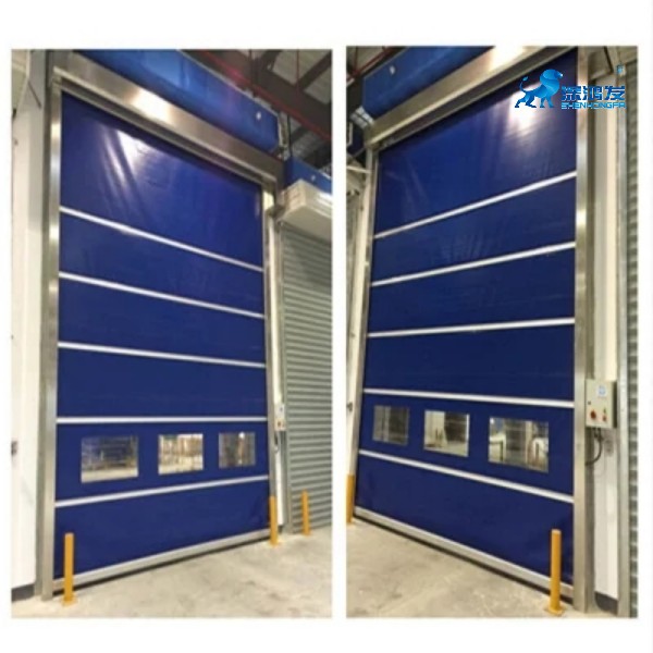 Automatic high speed PVC doors for warehouse