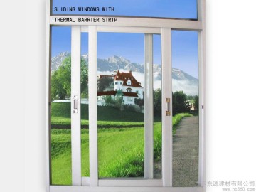 aluminum(sliding windows with thermal barrier strip)