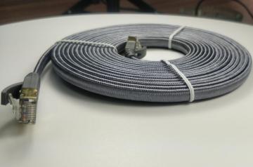 Flat Cat7 Internet Network Computer Braided Cable