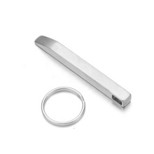 Yiwu Aceon Stainless Steel 4D Rectangle Hole Key Chain