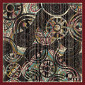 Mantón de lana Cachemira impresa, diseño colorido, gran tamaño/agradable textura